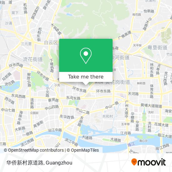 华侨新村原道路 map