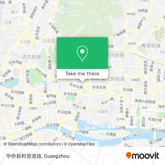华侨新村原道路 map