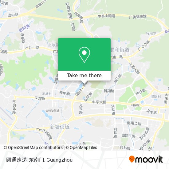 圆通速递-东南门 map