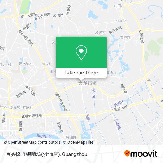 百兴隆连锁商场(沙涌店) map