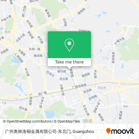 广州奥林洛铜金属有限公司-东北门 map