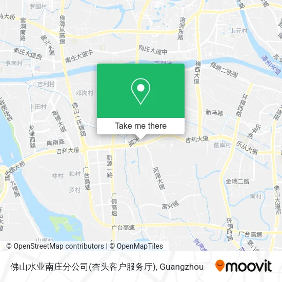 佛山水业南庄分公司(杏头客户服务厅) map