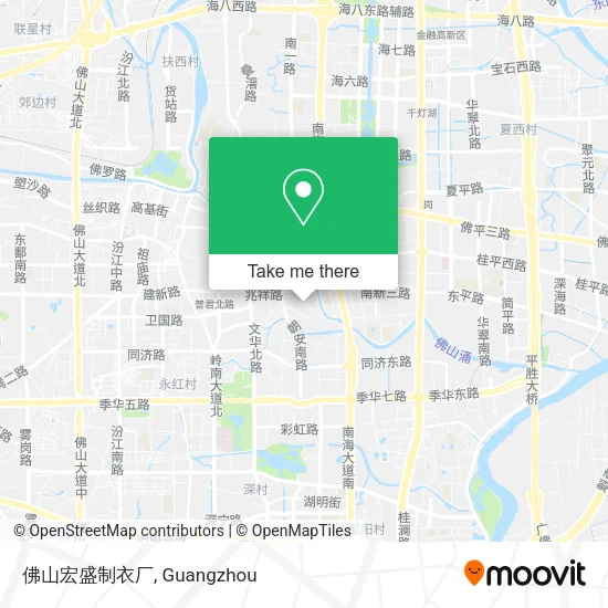 佛山宏盛制衣厂 map