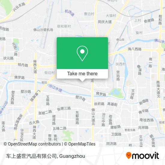 车上盛世汽品有限公司 map