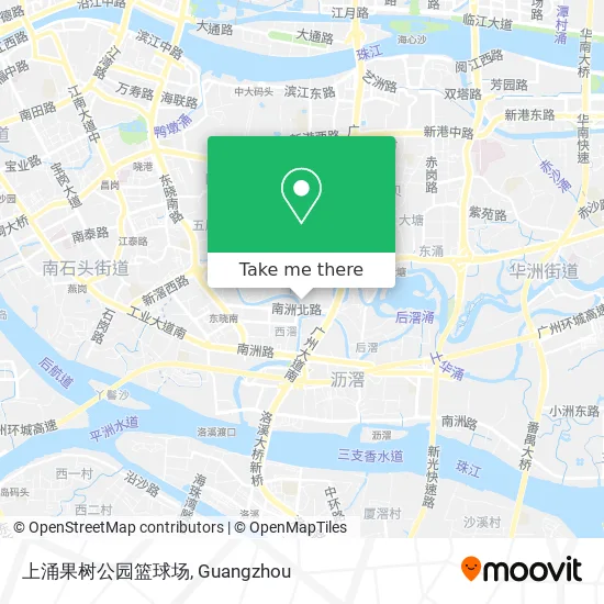 上涌果树公园篮球场 map