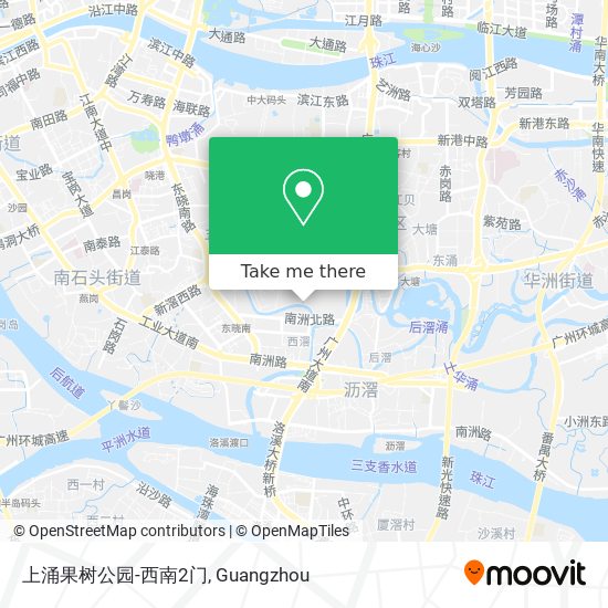 上涌果树公园-西南2门 map