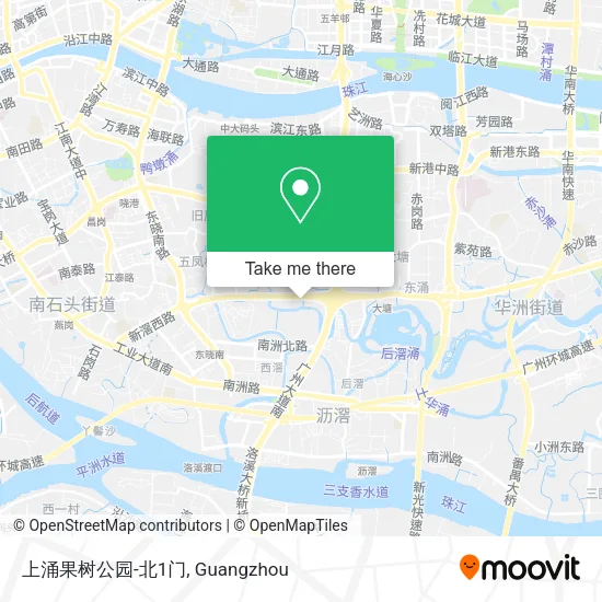 上涌果树公园-北1门 map