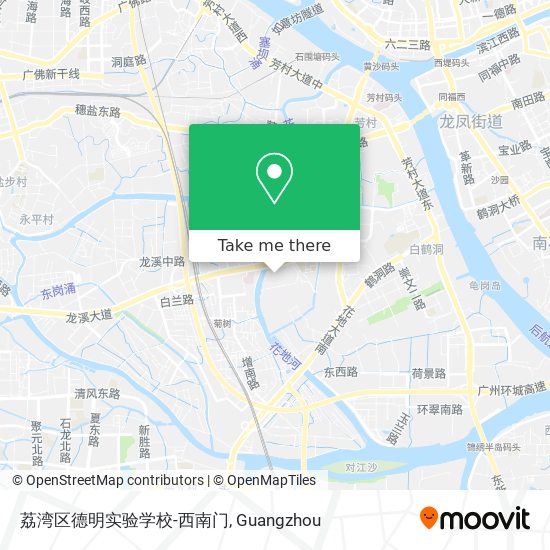 荔湾区德明实验学校-西南门 map