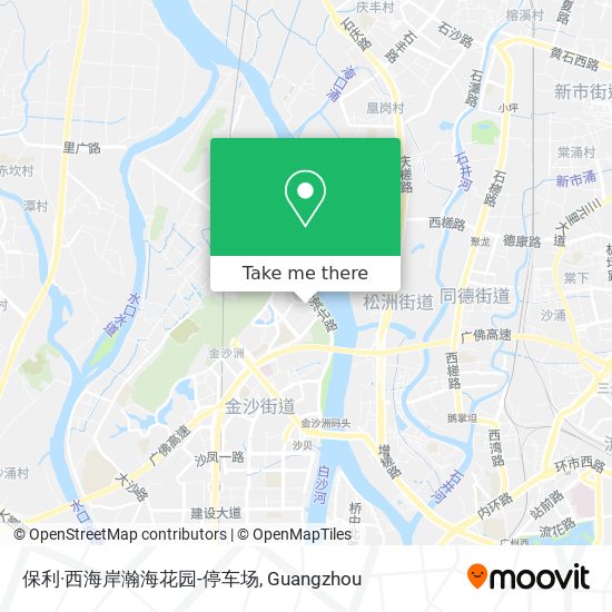 保利·西海岸瀚海花园-停车场 map