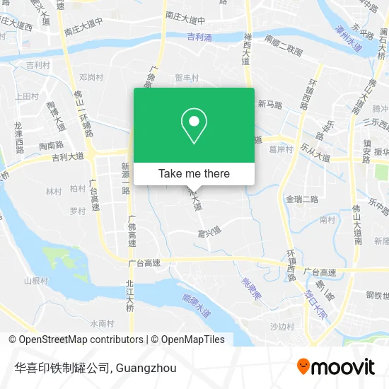 华喜印铁制罐公司 map