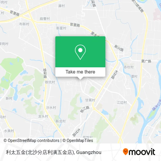 利太五金(北沙分店利满五金店) map