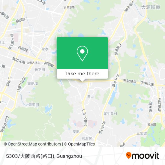 S303/大陂西路(路口) map