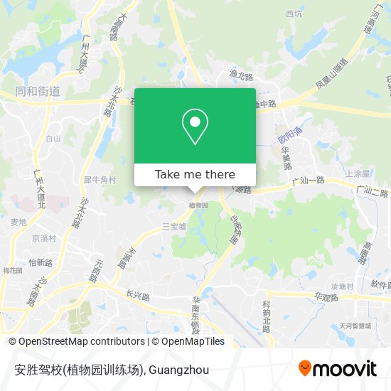 安胜驾校(植物园训练场) map