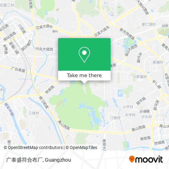 广泰盛符合布厂 map