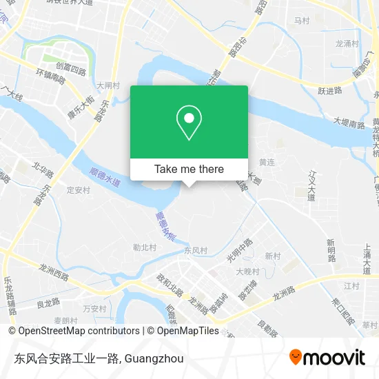 东风合安路工业一路 map