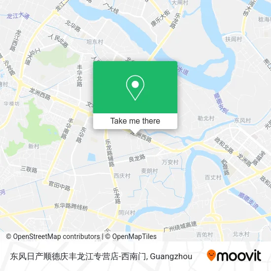 东风日产顺德庆丰龙江专营店-西南门 map