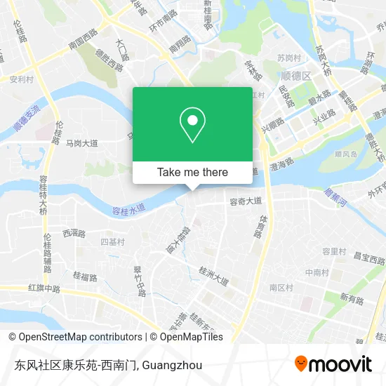 东风社区康乐苑-西南门 map