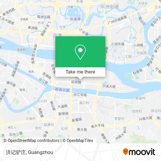 洪记驴庄 map