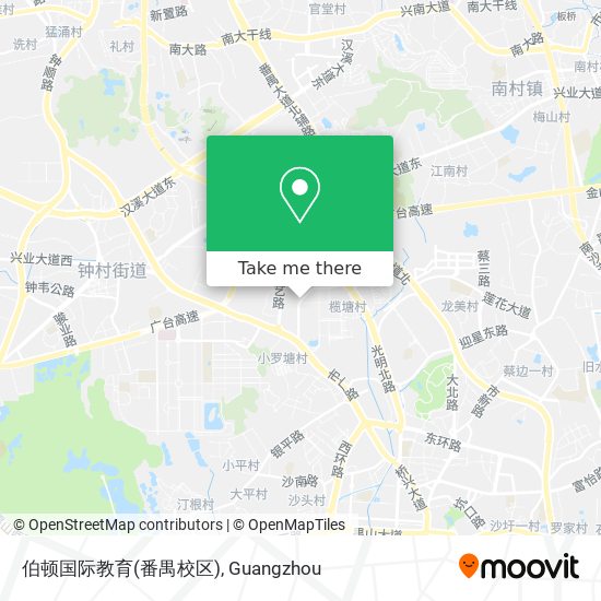 伯顿国际教育(番禺校区) map