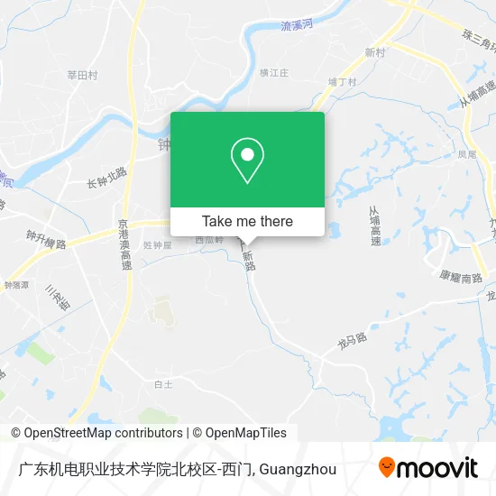 广东机电职业技术学院北校区-西门 map