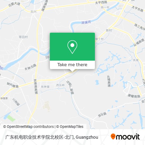 广东机电职业技术学院北校区-北门 map