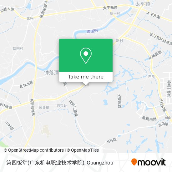 第四饭堂(广东机电职业技术学院) map