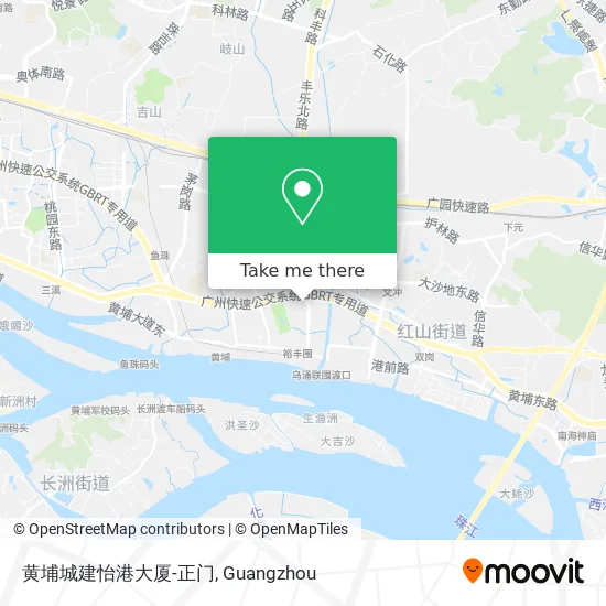 黄埔城建怡港大厦-正门 map