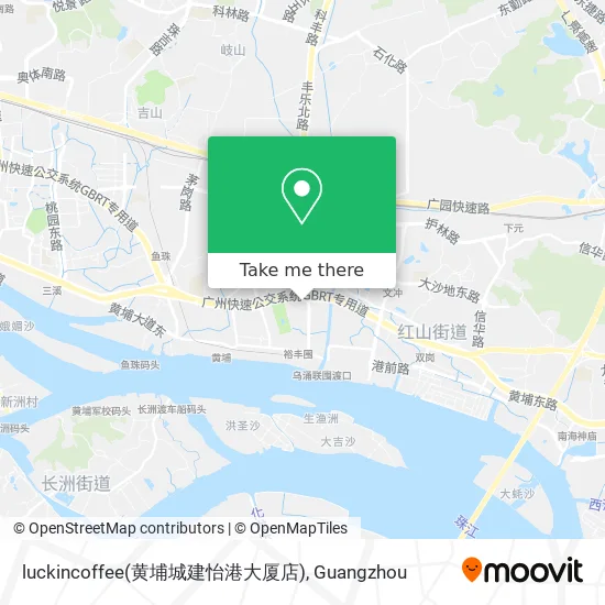 luckincoffee(黄埔城建怡港大厦店) map