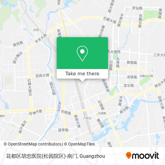 花都区胡忠医院(松园院区)-南门 map