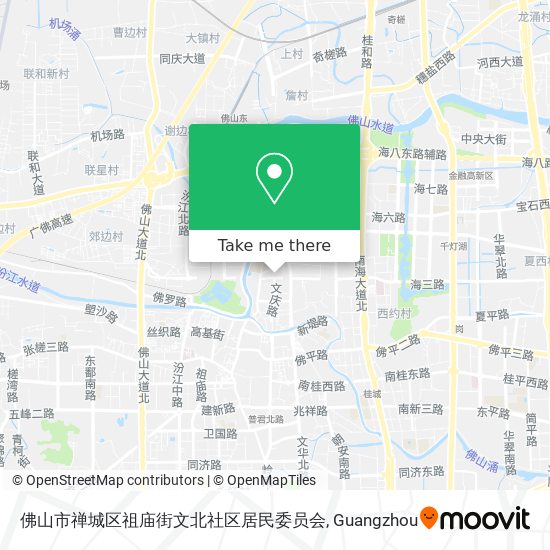 佛山市禅城区祖庙街文北社区居民委员会 map