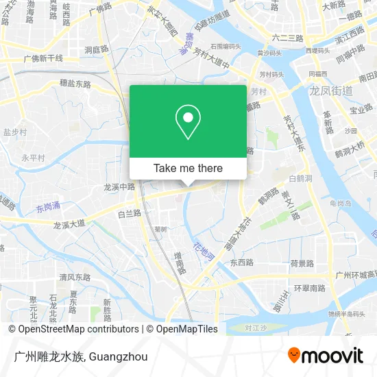 广州雕龙水族 map