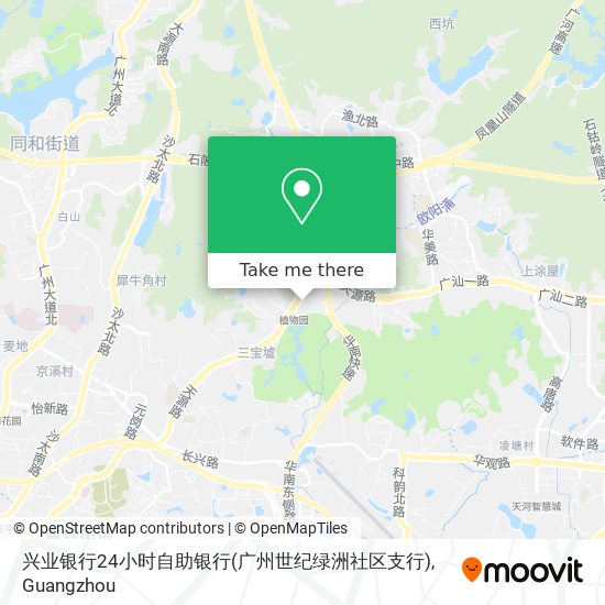 兴业银行24小时自助银行(广州世纪绿洲社区支行) map