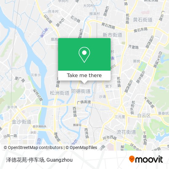 泽德花苑-停车场 map