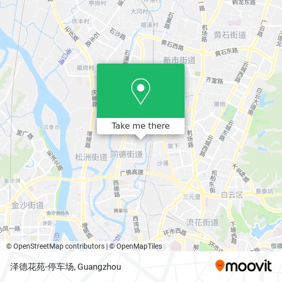泽德花苑-停车场 map