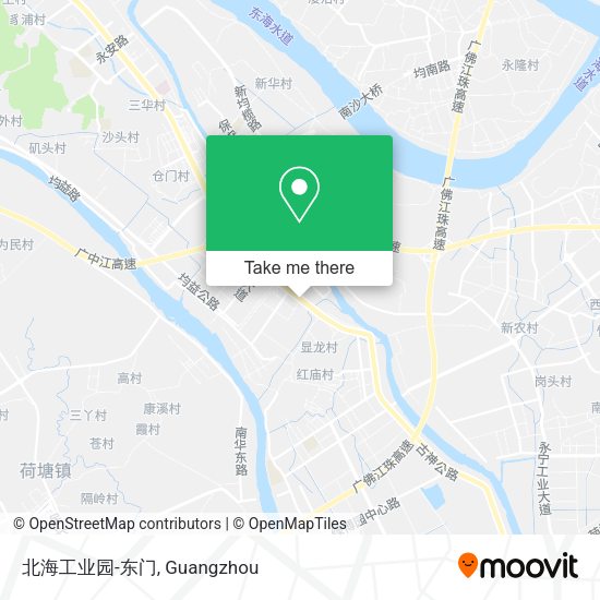 北海工业园-东门 map