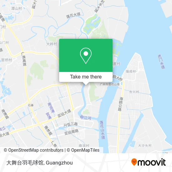 大舞台羽毛球馆 map