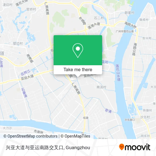 兴亚大道与亚运南路交叉口 map