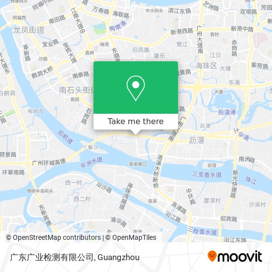 广东广业检测有限公司 map