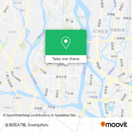金御苑A7栋 map