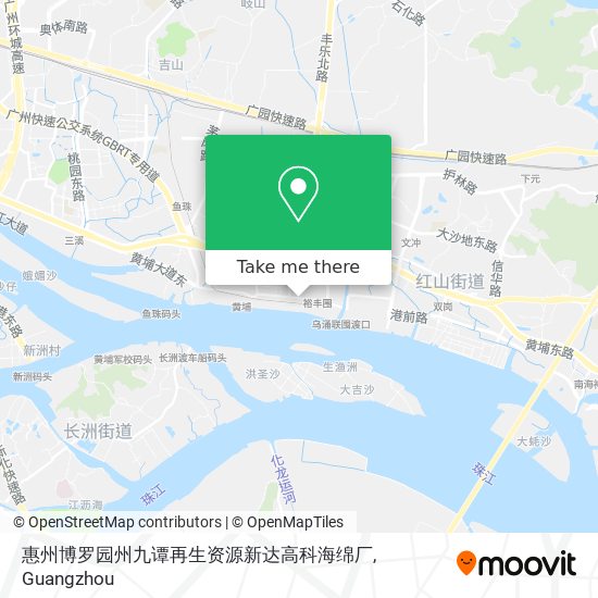 惠州博罗园州九谭再生资源新达高科海绵厂 map