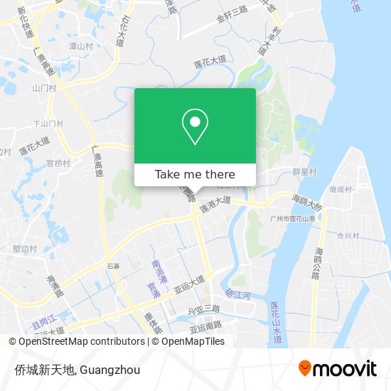 侨城新天地 map