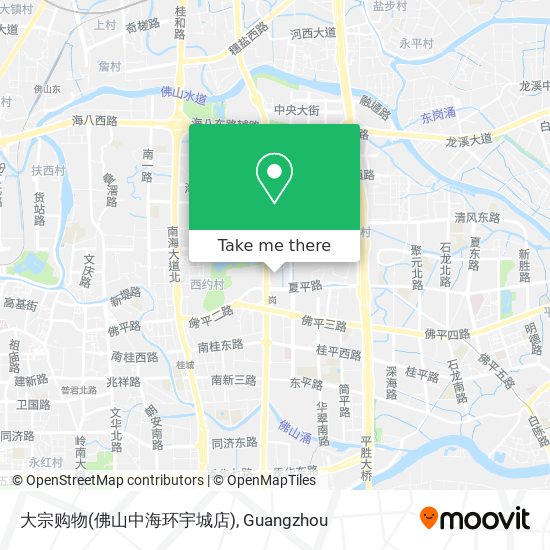 大宗购物(佛山中海环宇城店) map