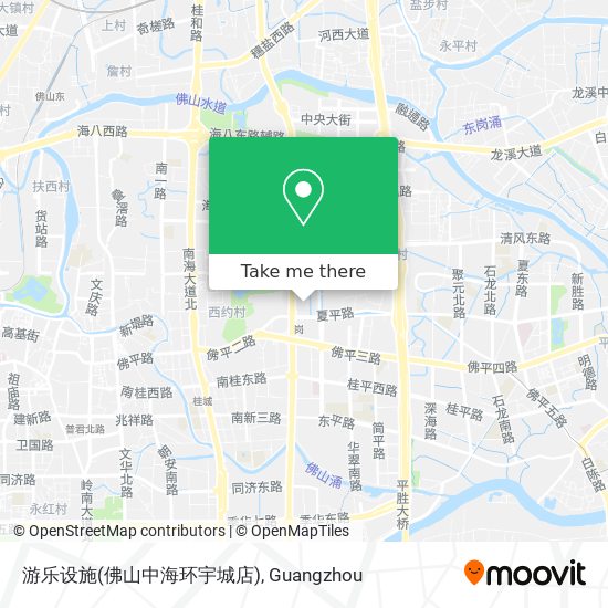 游乐设施(佛山中海环宇城店) map