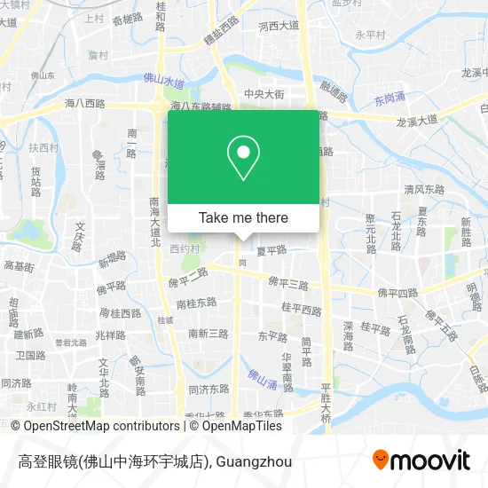 高登眼镜(佛山中海环宇城店) map