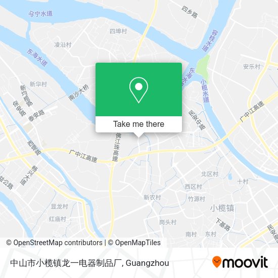 中山市小榄镇龙一电器制品厂 map