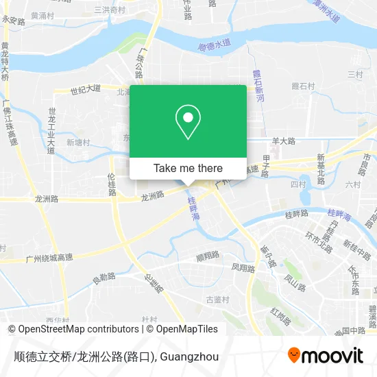 顺德立交桥/龙洲公路(路口) map