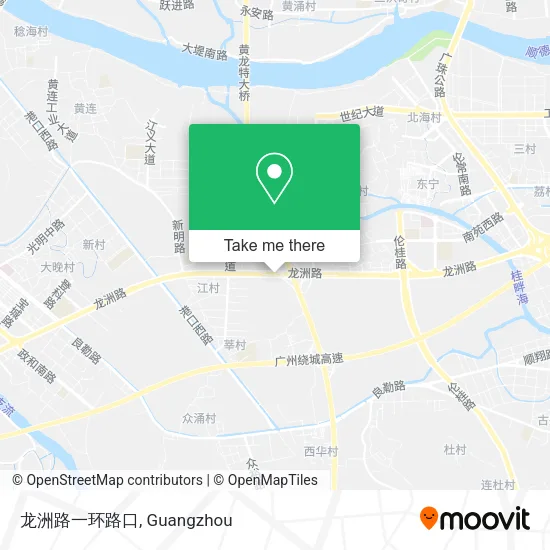 龙洲路一环路口 map