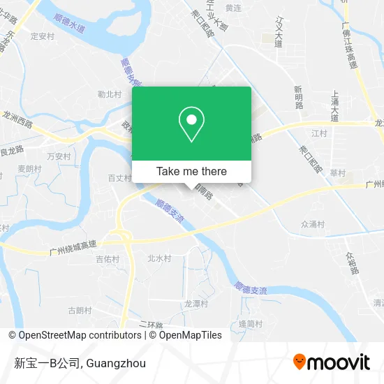 新宝一B公司 map