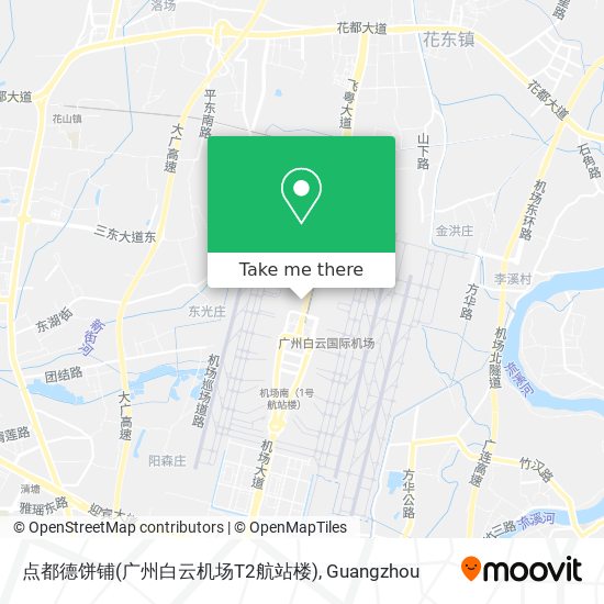点都德饼铺(广州白云机场T2航站楼) map