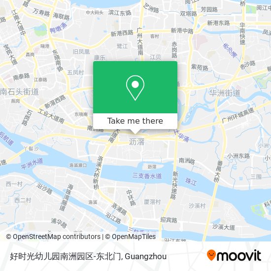 好时光幼儿园南洲园区-东北门 map